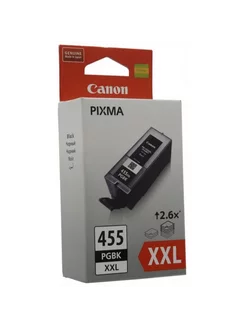 Картридж PGI-455XXL (8052B001) для Pixma MX924, черный Canon 211755029 купить за 3 941 ₽ в интернет-магазине Wildberries