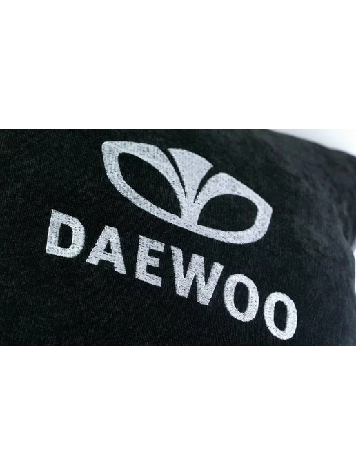 Dekos Подушка в машину с вышивкой для Daewoo, черный, фото 4