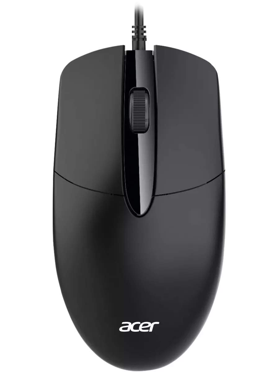 Acer Мышь OMW300 черный оптическая (1200dpi) USB (3but)