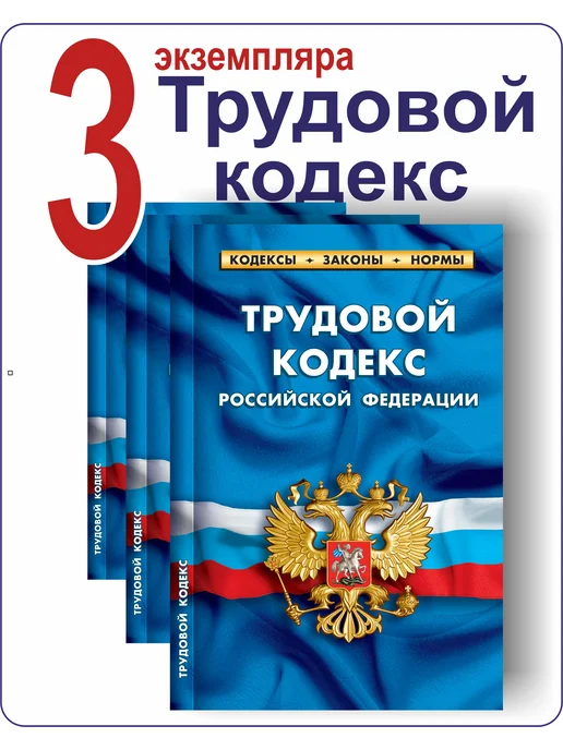 Норматика Комплект 3 экз. ТК РФ Трудовой Кодекс РФ, вариант