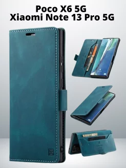 Чехол на Xiaomi Note 13 Pro 5G книжка POCO X6 5G AksPhone 211791477 купить за 530 ₽ в интернет-магазине Wildberries