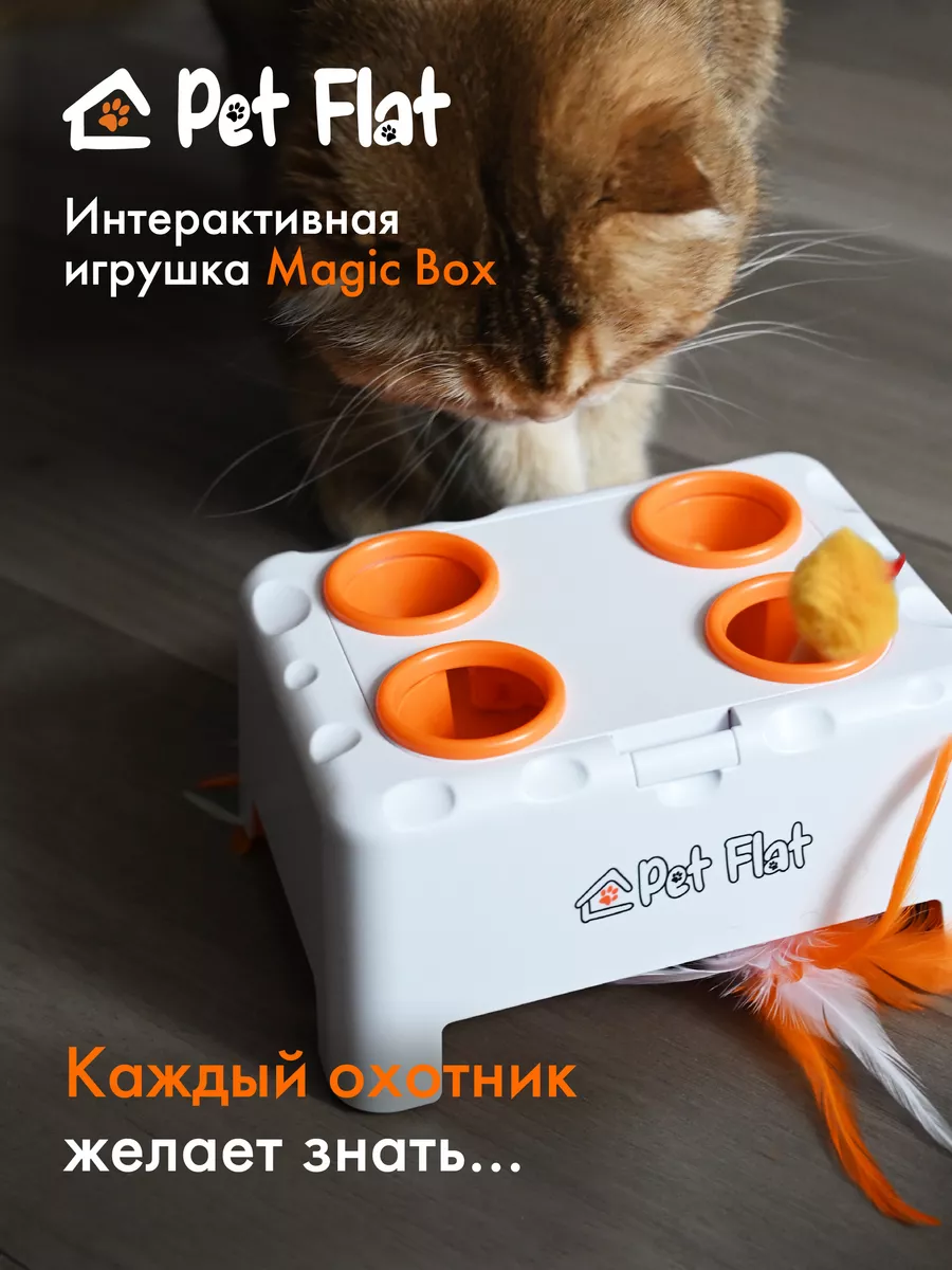 Интерактивная игрушка умная дразнилка для кошек Magic Box Pet Flat  211795008 купить за 2 097 ₽ в интернет-магазине Wildberries