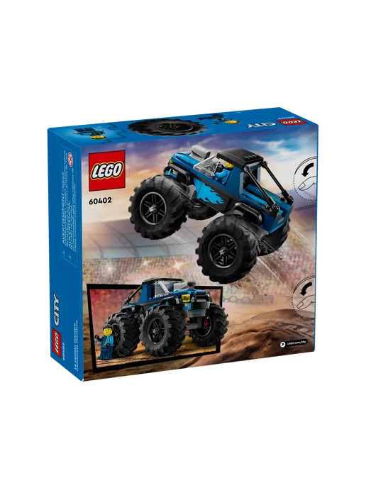 LEGO Конструктор City 60402 Синий грузовик-монстр, синий, фото 2
