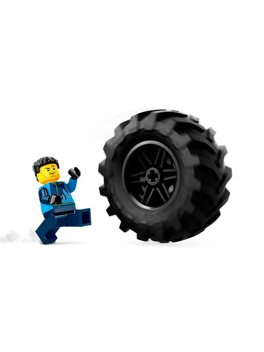 LEGO Конструктор City 60402 Синий грузовик-монстр, синий, фото 4