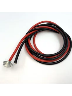 12AWG 2м(1ч+1к) 3,4мм²(680*0,08мм), провод медный, силикон Li-Force 211833743 купить за 598 ₽ в интернет-магазине Wildberries