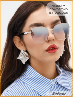 Солнцезащитные очки EVA GLASSES 211867511 купить за 415 ₽ в интернет-магазине Wildberries