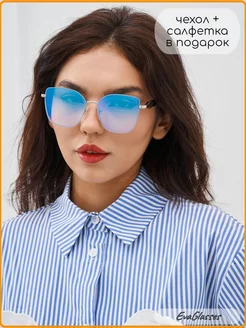 Солнцезащитные очки EVA GLASSES 211867515 купить за 415 ₽ в интернет-магазине Wildberries