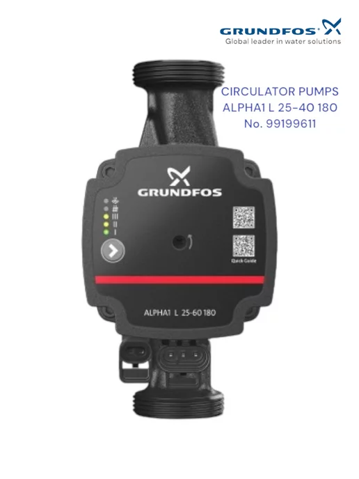 GRUNDFOS Циркуляционный насос ALPHA1 L 25-40 180