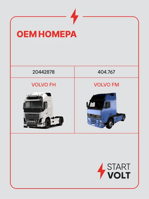 STARTVOLT Мотор стеклоочистителя Volvo Trucks FH12 FH FM, вариант, фото 2
