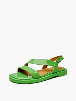 Босоножки открытые туфли натуральная лакированная кожа лето Mascotte 211877651 купить за 3 982 ₽ в интернет-магазине Wildberries