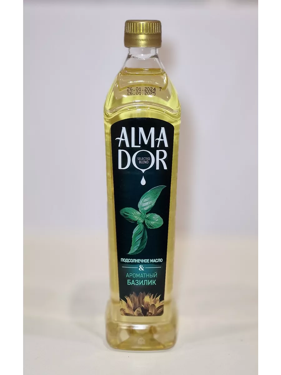 Масло подсолнечное с ароматом базилика