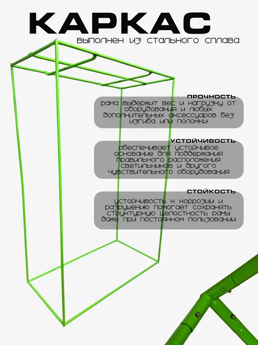 Oxford Гроубокс Growbox (гроутент) 90*50*160 см, вариант, фото 3