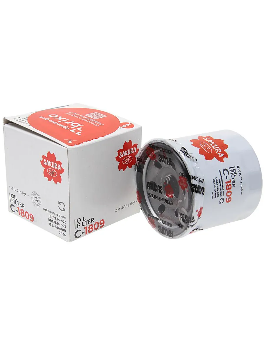 Фильтр масляный HYUNDAI Getz (04-08) KIA Rio (-10) SAKURA