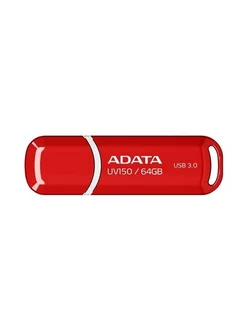 Флешка UV150 64Gb (AUV150-64G-RRD) USB3.1 Red A-Data 211968013 купить за 569 ₽ в интернет-магазине Wildberries