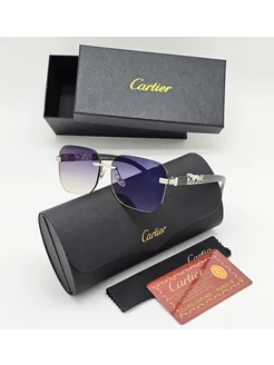 Женские солнцезащитные очки Cartier replica CARTIER 211969804 купить за 1 432 ₽ в интернет-магазине Wildberries