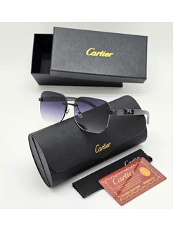 Женские солнцезащитные очки Cartier replica CARTIER 211969809 купить за 1 432 ₽ в интернет-магазине Wildberries