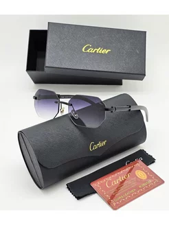 Модные солнцезащитные очки Cartier replica CARTIER 211973154 купить за 2 278 ₽ в интернет-магазине Wildberries