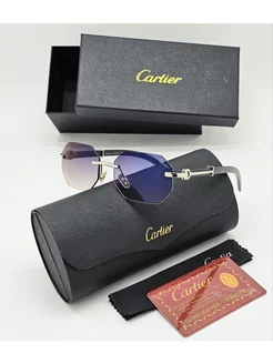 Легкие солнцезащитные очки Cartier replica CARTIER 211973157 купить за 2 278 ₽ в интернет-магазине Wildberries