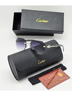 Трендовые солнцезащитные очки Cartier replica CARTIER 211973159 купить за 2 278 ₽ в интернет-магазине Wildberries