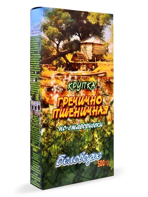 bee lab Крупка гречично-пшеничная по-старорусски 500 гр, 500 г, фото 7