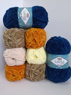 Плюшевая пряжа LaVita yarn VELUR Card_photobr 211984551 купить за 1 620 ₽ в интернет-магазине Wildberries