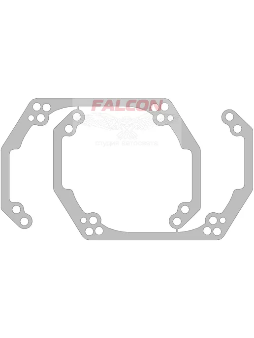 Falcon58 Переходные рамки BMW 3 F30 2011-2015 ZKW Hella 3 F44.3, вариант, фото 6