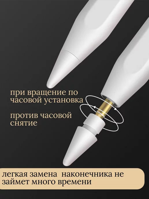 BODYTOYS Наконечник для стилуса Apple Pencil эпл пенсил 1 2 3, вариант, фото 5