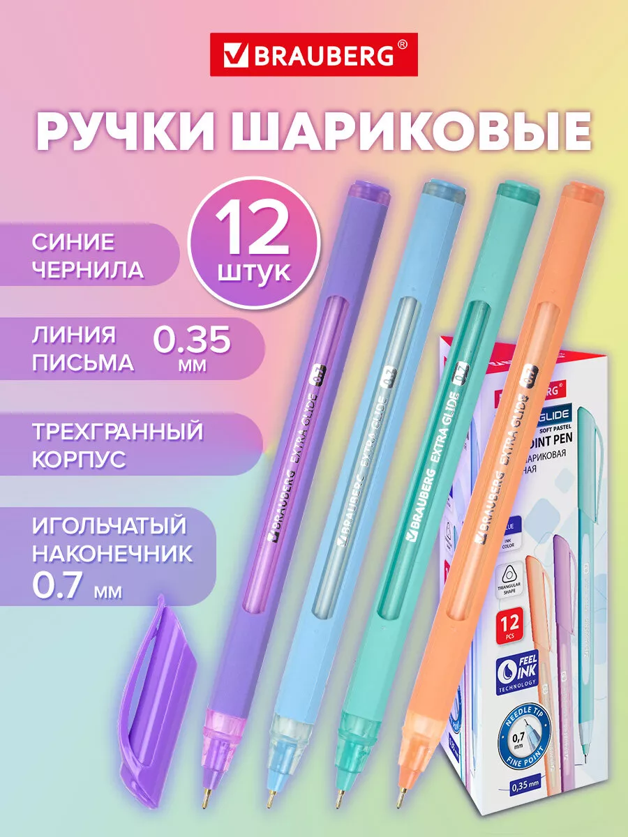 Ручки шариковые синие...
