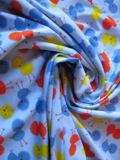Интерлок ткань детская "Пушистики" Kukusya 212061367 купить за 497 ₽ в интернет-магазине Wildberries