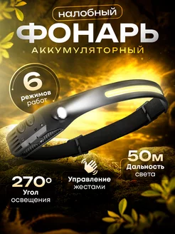 Фонарик налобный аккумуляторный для спорта и туризма GREX 212082781 купить за 261 ₽ в интернет-магазине Wildberries