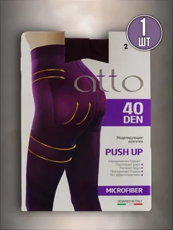 Колготки Push up 40Den фиолетовые 2 размер Atto 212095891 купить за 279 ₽ в интернет-магазине Wildberries