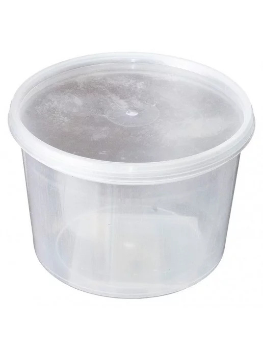 bee lab Банка с крышкой полипропиленовая 500 гр (1 шт), 1 кг, 1 шт