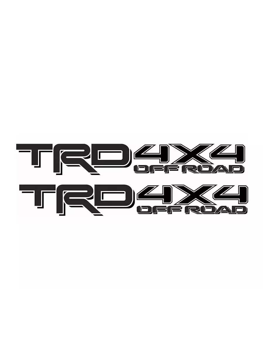 Наклейки Trd Off Road 2 шт. (46x6,2 см) черный