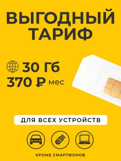 Сим-карта выгодный тариф 30 ГБ SUPER OPT 212185372 купить за 95 ₽ в интернет-магазине Wildberries