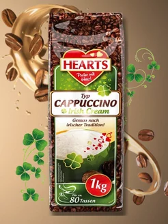 Растворимый кофейный напиток капучино Irish Cream 1 кг HEARTS 212203864 купить за 901 ₽ в интернет-магазине Wildberries