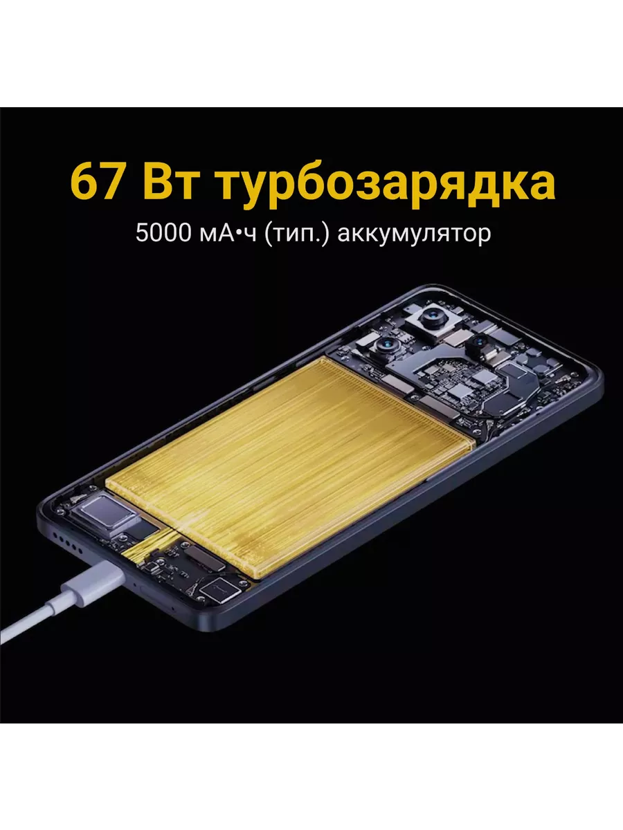 Смартфон Poco X6 Pro 5G 8/256 Гб, Black - фото 6