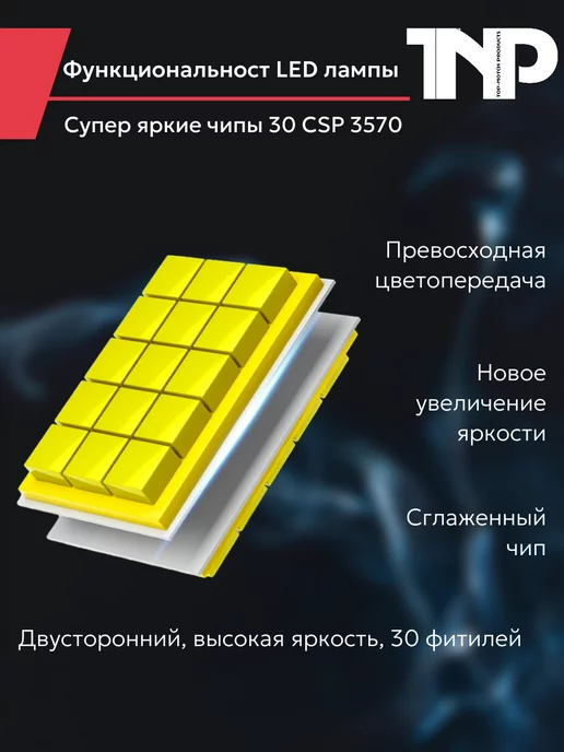 TNP BRENDY Светодиодная автомобильная лампа H11 TNP led, вариант, фото 6