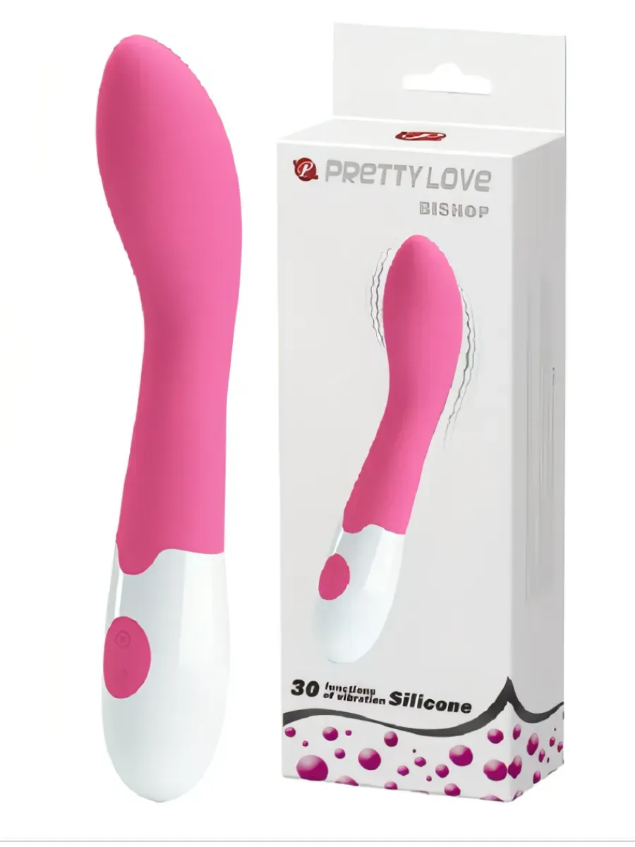 ВИБРАТОР PRETTY LOVE BISHOP PINK (18.2, Ø 3.1 см)