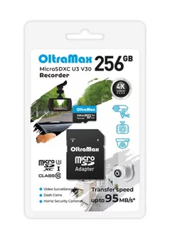 Карта памяти MicroSDXC 256GB C10 Recorder адаптер OltraMax 212366253 купить за 1 908 ₽ в интернет-магазине Wildberries