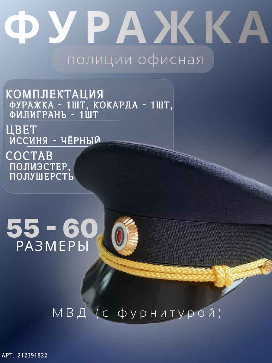Фуражка Полиции (МВД)...