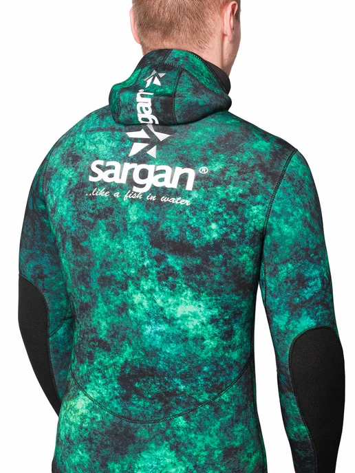 Sargan Гидрокостюм для подводной охоты 5мм Миметик 09, зеленый, фото 6