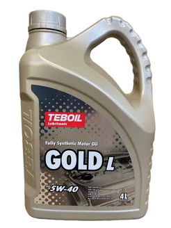 Масло моторное TEBOIL синтетическое Gold L 5W-40 4 л Teboil 212454607 купить за 2 881 ₽ в интернет-магазине Wildberries