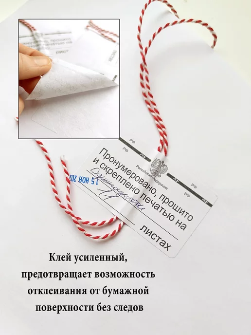 Easy Print Наклейки Пронумеровано для документов, 100шт, 100 шт, фото 2