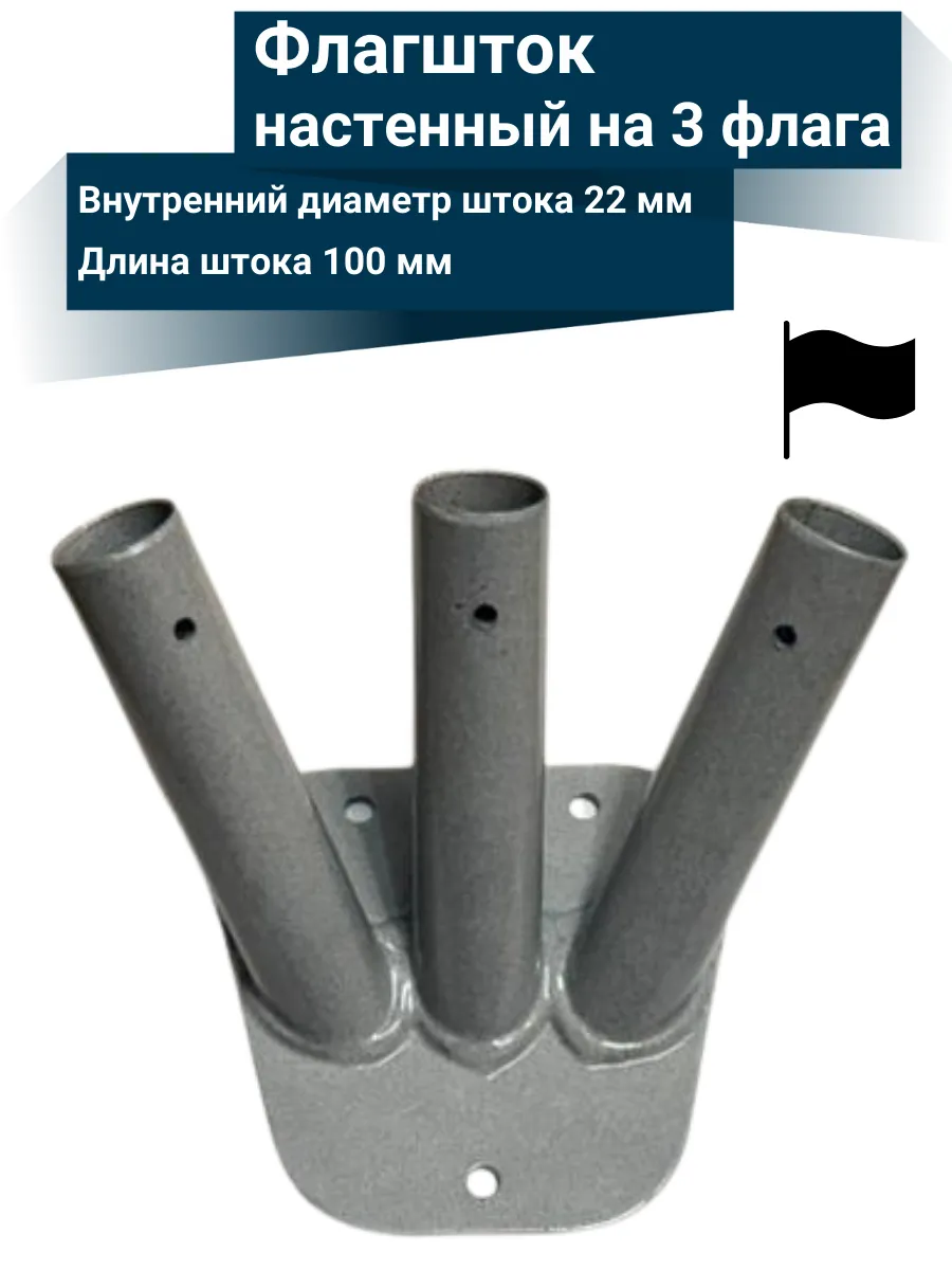 Флагшток – кронштейн для флага уличный настенный