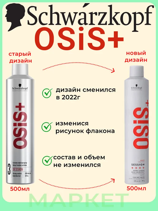 Schwarzkopf professional Osis+ Session 3- Лак для волос экстрасильной фиксации 500мл, 500 мл, фото 2