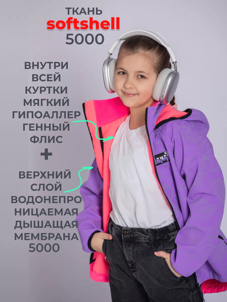 Куртка Ветровка демисезонная непромокаемая светоотражающая