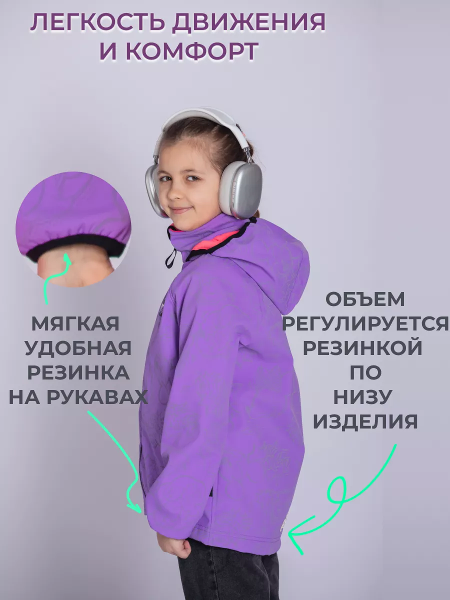 Куртка Ветровка демисезонная непромокаемая светоотражающая