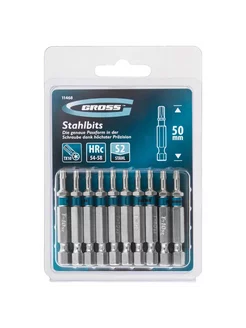 Бита Torx 10 х 50, сталь S2, 10 шт Gross 212680968 купить за 453 ₽ в интернет-магазине Wildberries