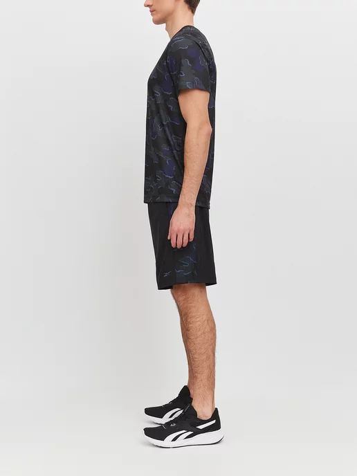 Reebok Футболка TRAIN MOTION CAMO TECHTEE, синий, фото 4