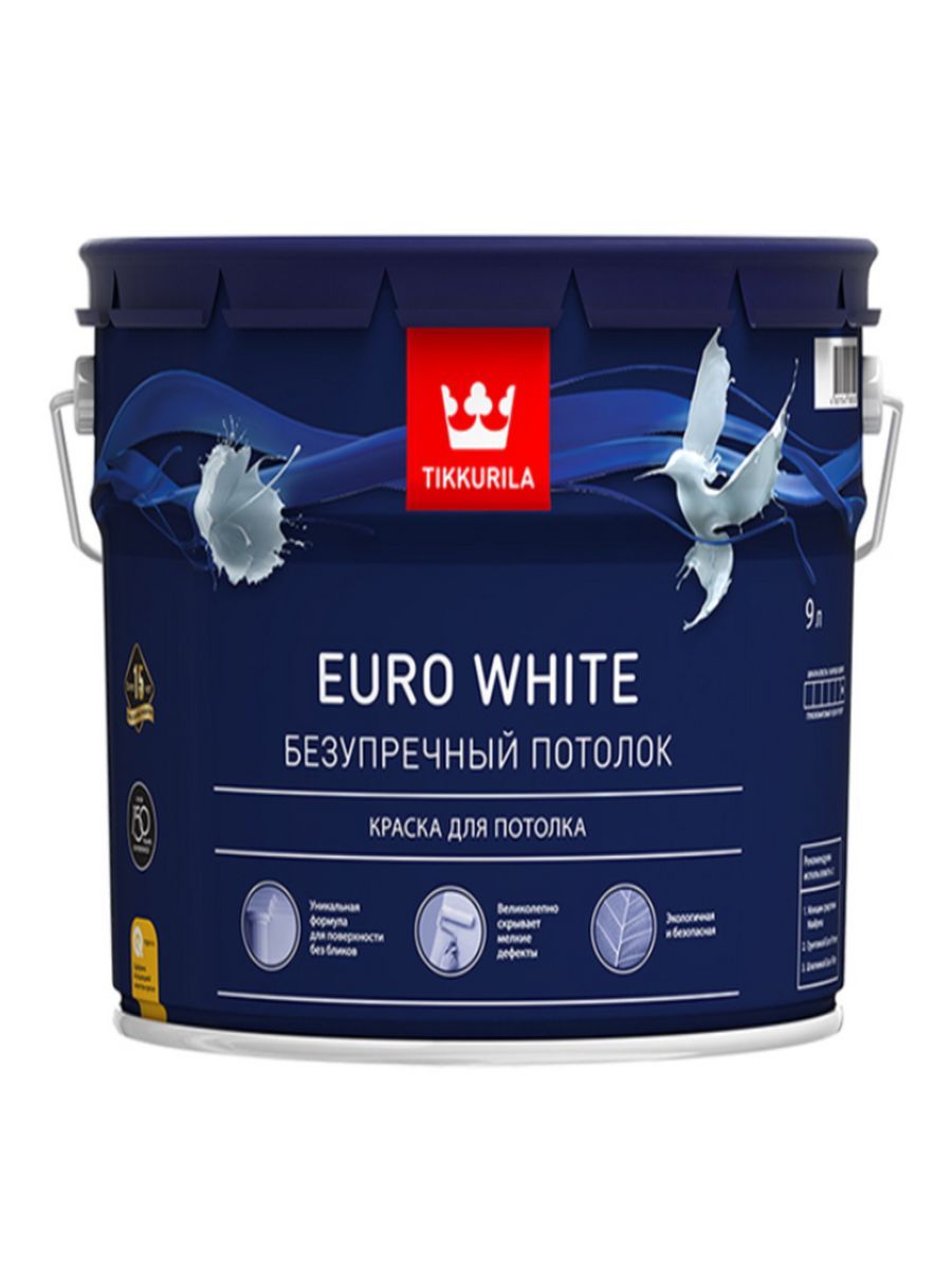 Tikkurila euro 7 матовая. Тиккурила евро 2 9л. Tikkurila Euro White. Тиккурила евро 7 белая. Tikkurila Euro Matt 3 цвет.